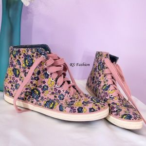 Keds Floral Hightop CHampion Sneakers